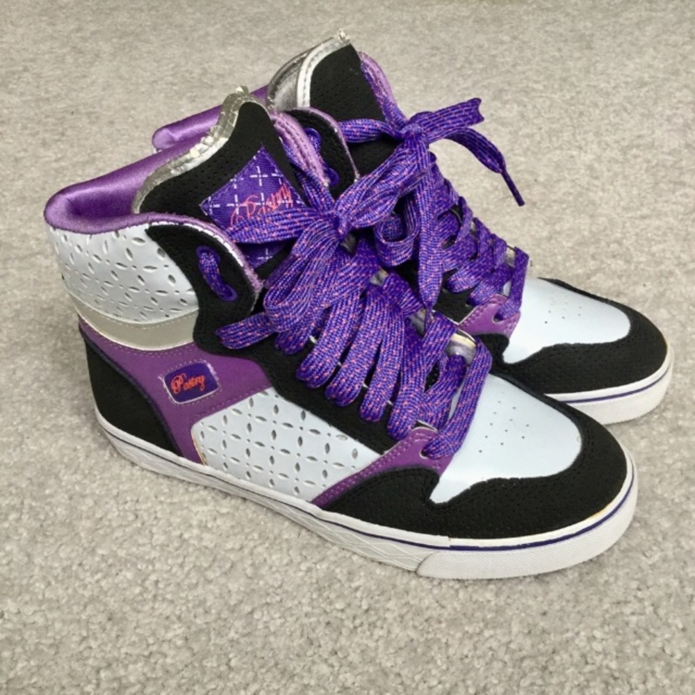 Pastry Purple High Top Sneakers
